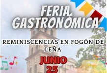 INVITACIÓN A FERIA GASTRONÓMICA «REMINISCENCIAS EN FOGÓN DE LEÑA»