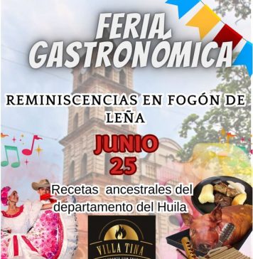 INVITACIÓN A FERIA GASTRONÓMICA «REMINISCENCIAS EN FOGÓN DE LEÑA»